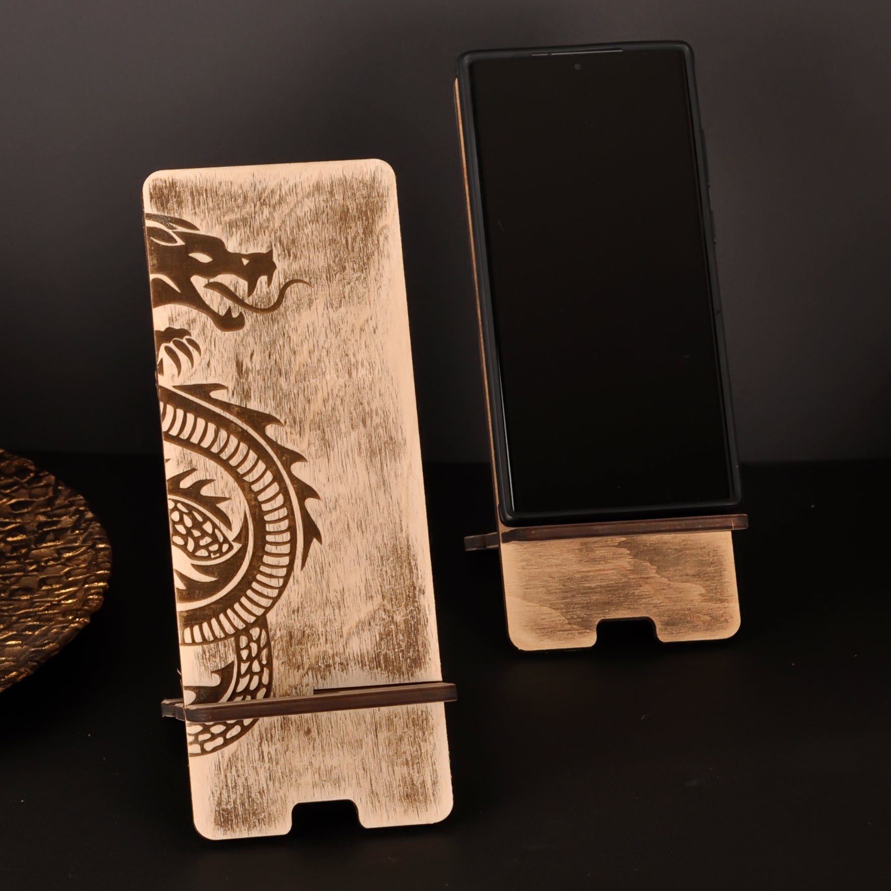 Дерев'яна підставка під телефон PT37_B